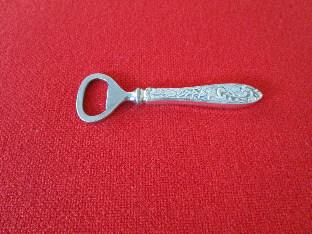 Verzilverde flesssenopener, Antiek en Kunst, Ophalen of Verzenden, Zilver