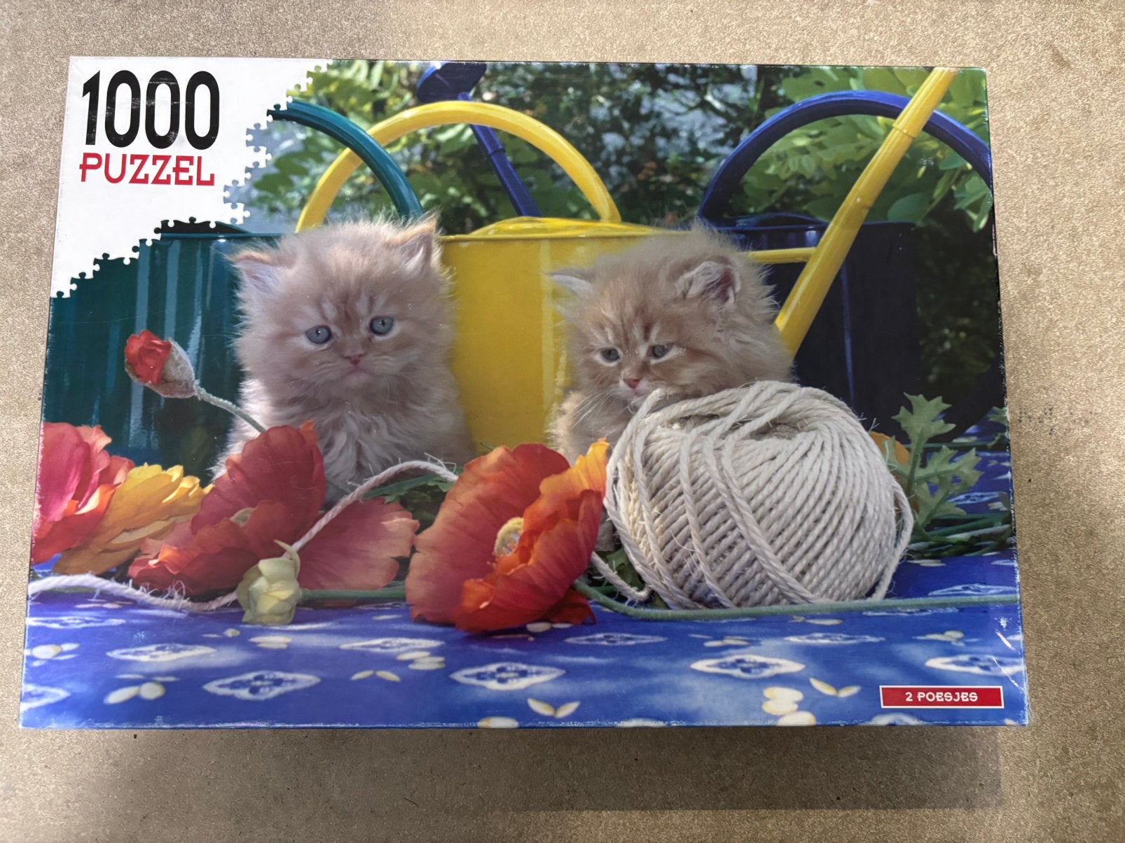 Poezenpuzzel 1000 stukjes, Ophalen, 500 t/m 1500 stukjes, Zo goed als nieuw