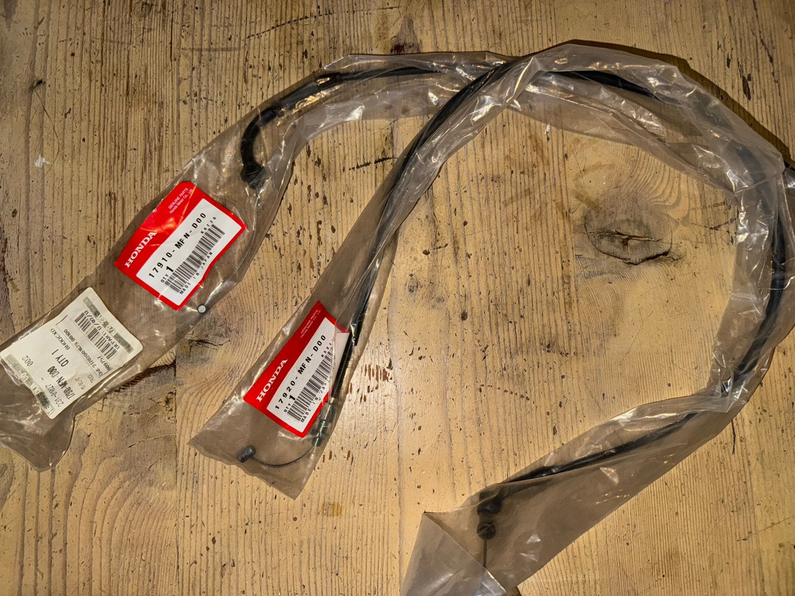 Honda CB1000 R Set Gaskabels Nieuw ongebruikt 2008 - 2016, Motoren, Ophalen of Verzenden, Nieuw