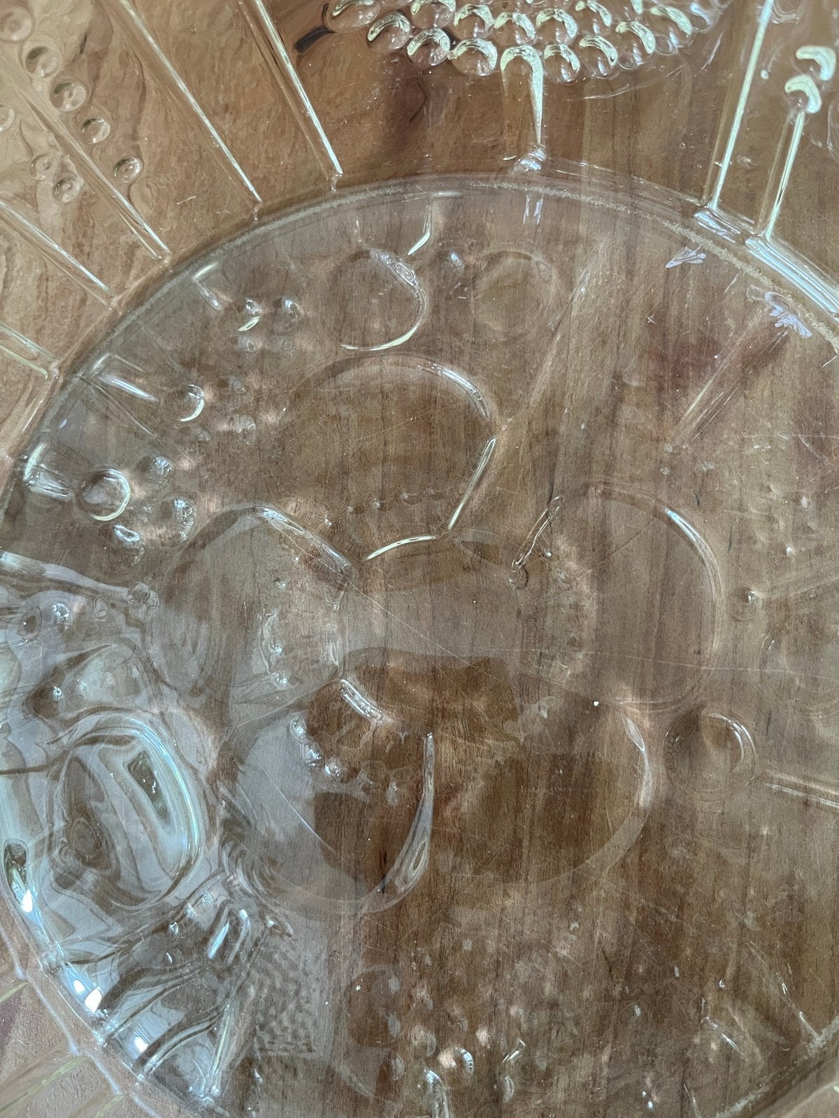 Vintage Iittala glazen schaal Flora- Oiva Toikka, Ophalen of Verzenden