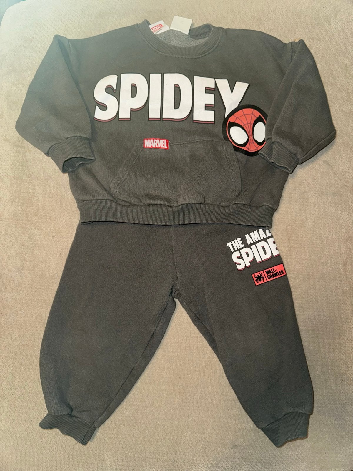 Zara Spidey Joggingpak maat 92/98, Ophalen of Verzenden, Zo goed als nieuw, Jongen