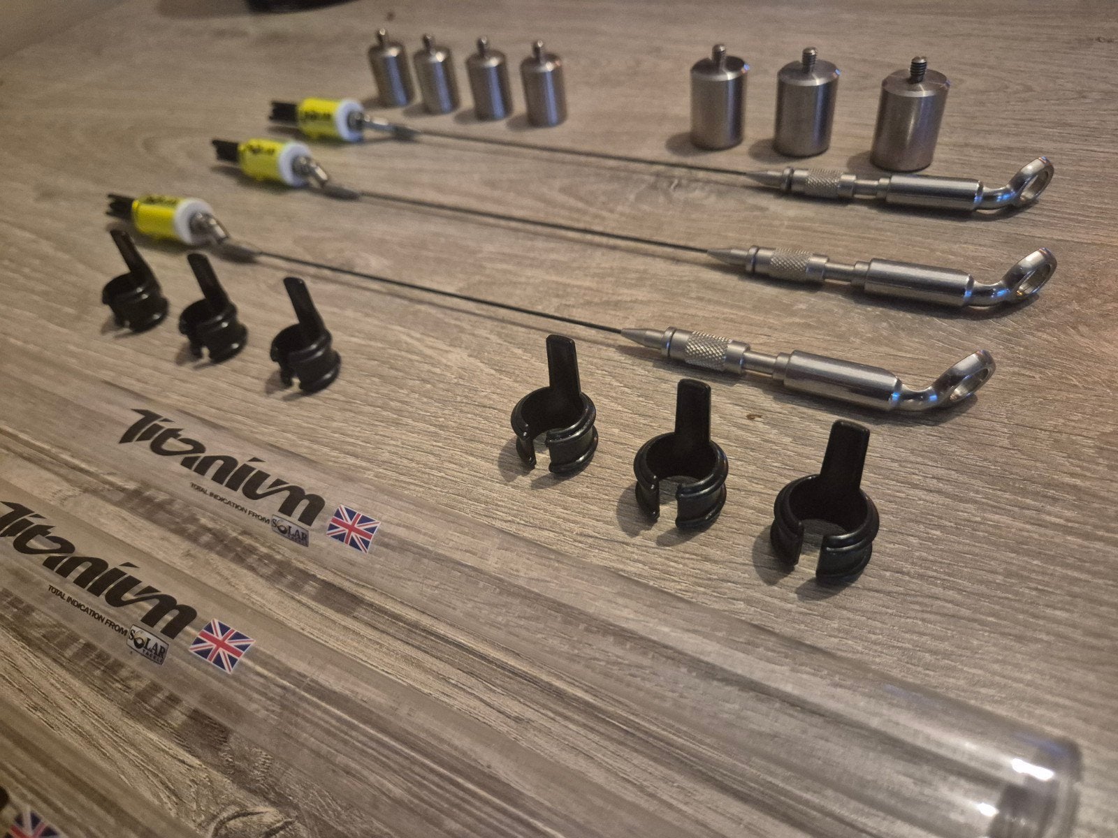 Zeldzame Oldschool Solar Titanium Long Arm Set, Watersport en Boten, Ophalen of Verzenden, Overige typen