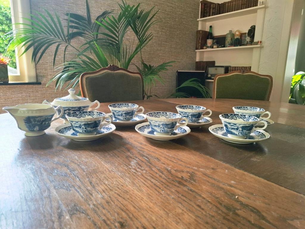 Vintage Maastricht Boerenhove koffieservies, Ophalen of Verzenden