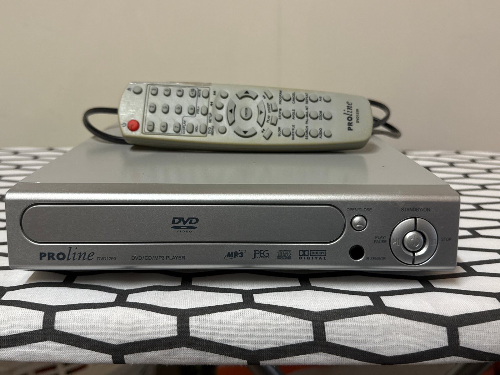 Proline DVD/CD/MP3 Speler met Afstandsbediening, Ophalen of Verzenden, Gebruikt, Dvd-speler, Overige merken