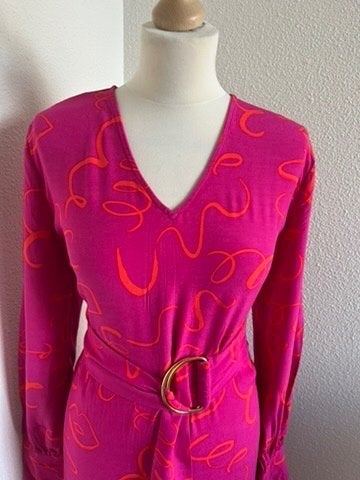 Fabienne Chapot maat 40 roze Carlotta dress 1607, Kleding | Dames, Jurken, Maat 38/40 (M), Ophalen of Verzenden, Zo goed als nieuw