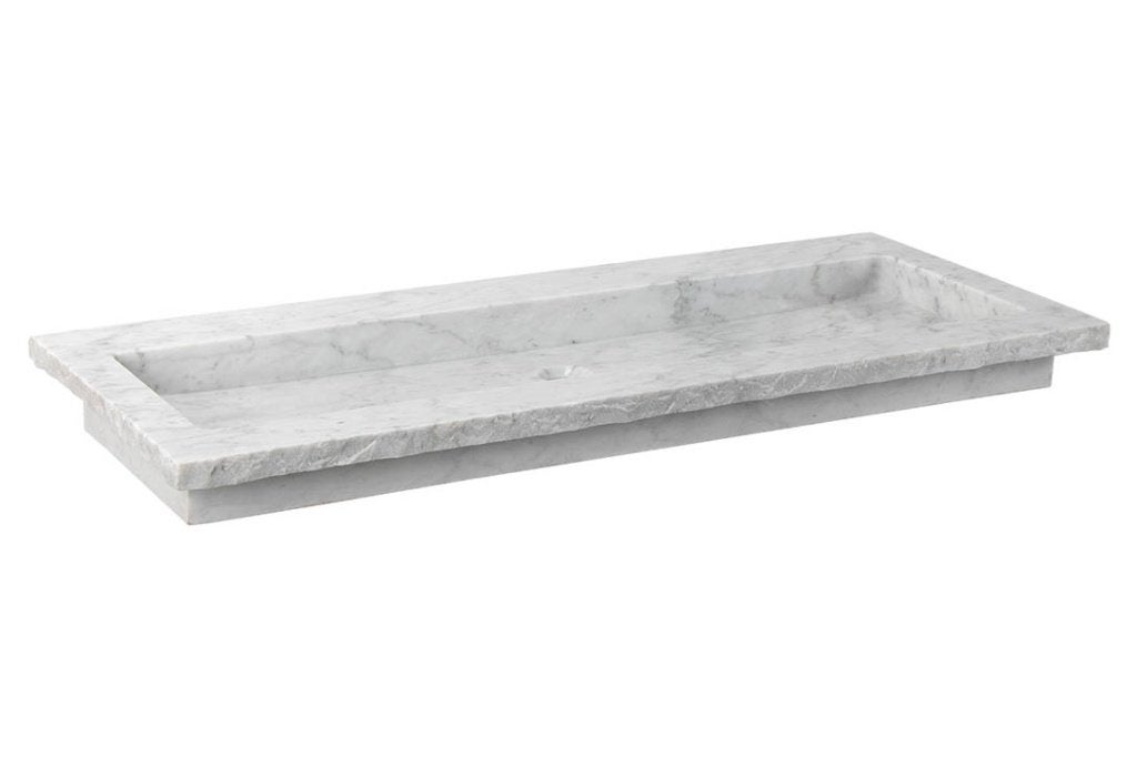 Mooie badmeubelset 100 cm met écht marmeren wastafel, Ophalen, Nieuw, 50 tot 100 cm, Minder dan 100 cm