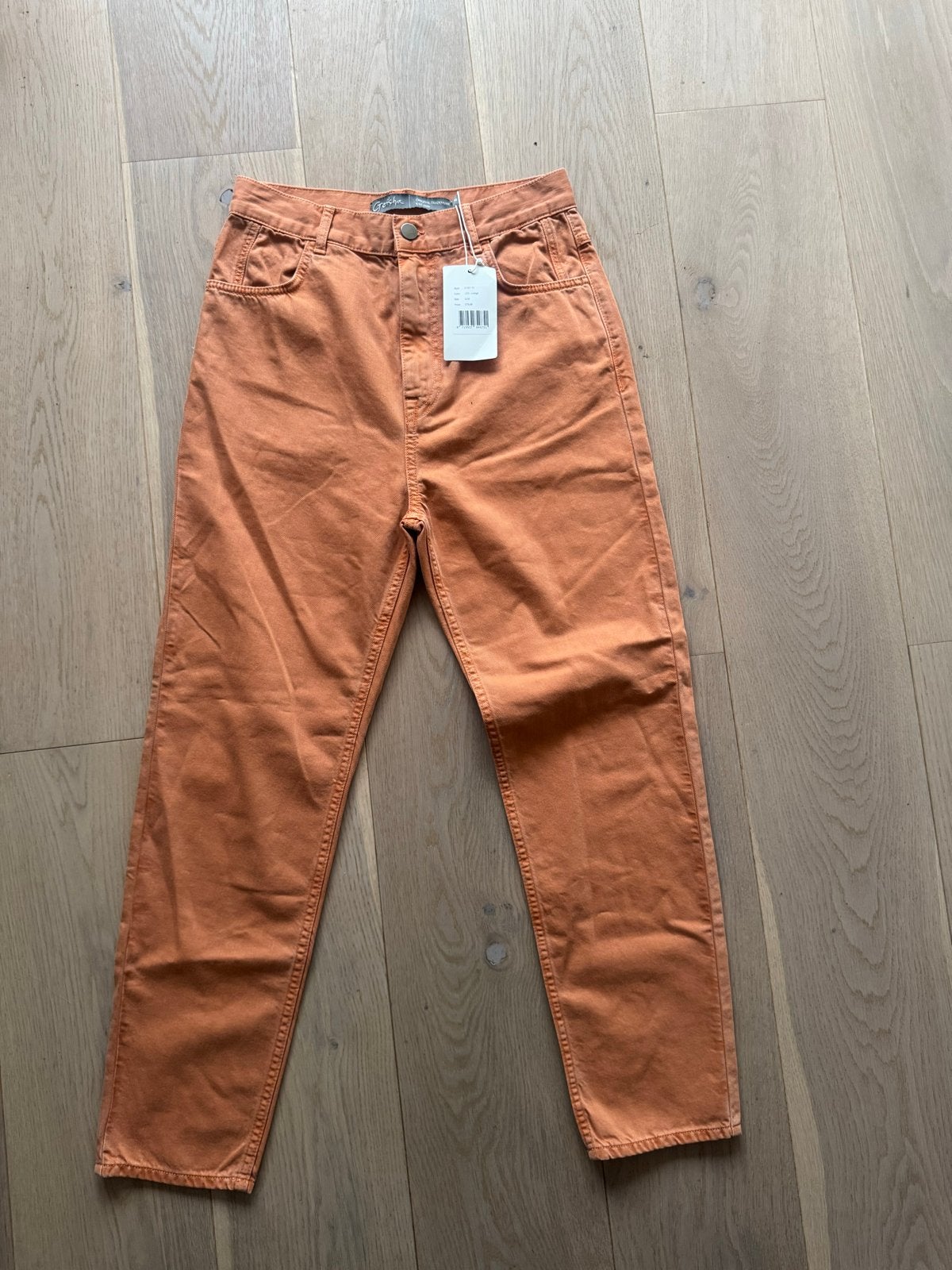 Geisha spijkerbroek oranje maat S/36 nieuw met kaartje, Nieuw, Oranje, Ophalen of Verzenden, Maat 36 (S)