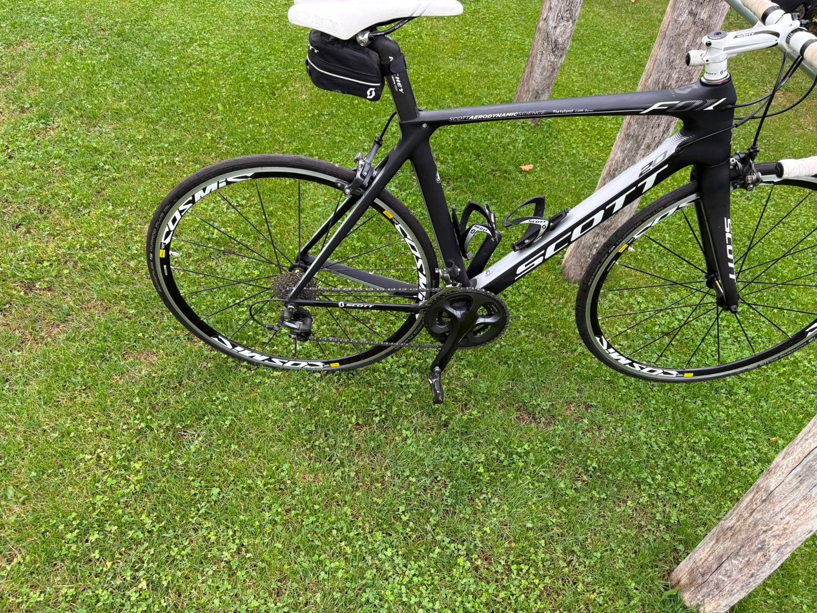 Scott Foil 20 racefiets, lichtgewicht, carbon, 56cm, 28 inch, Carbon, Zo goed als nieuw, 15 tot 20 versnellingen