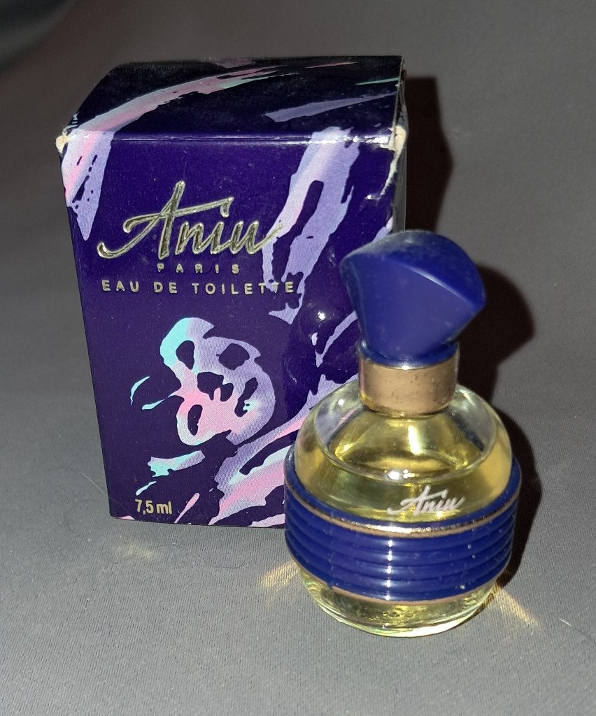 Parfum miniatuur - Coty Aniu + doosje, Ophalen of Verzenden, Zo goed als nieuw, Miniatuur, Gevuld