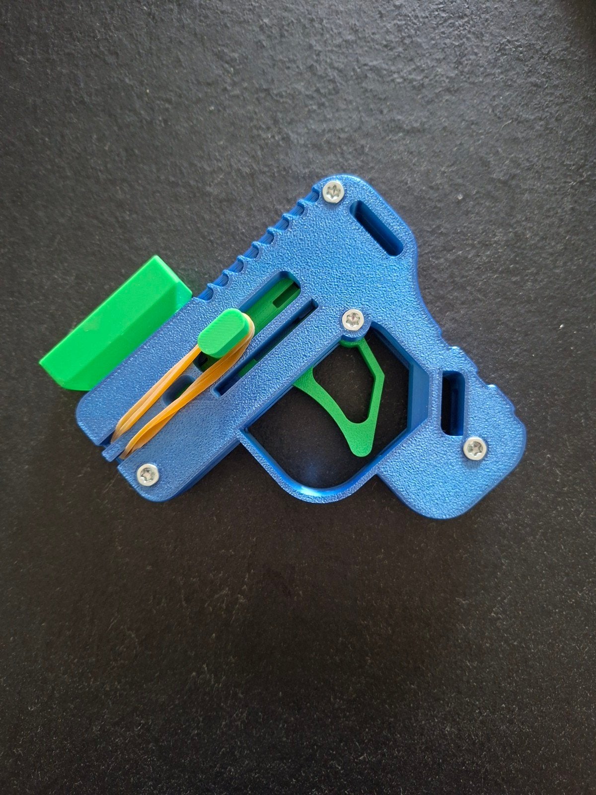 3D Geprint TicTac Pistool - Blauw/Groen, Ophalen of Verzenden, Nieuw