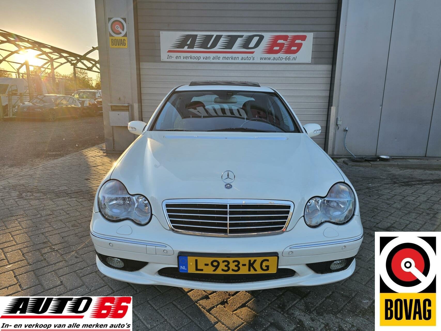 Mercedes C-klasse AMG 32 V6 Kompressor Special Edition Pano, Automaat, Achterwielaandrijving, Gebruikt, Zwart