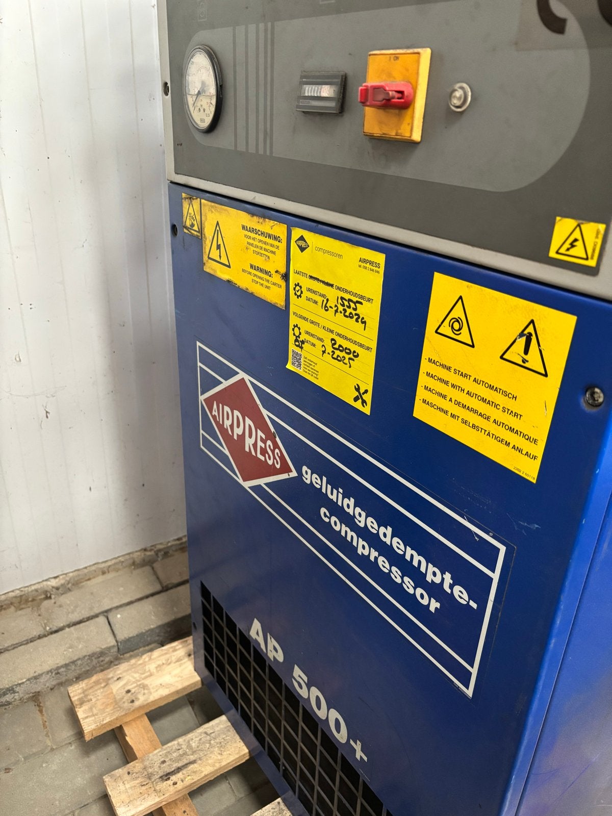 AIRPRESS AP 500+ Geluiddempende Compressor - Hobbyist, Ophalen, Gebruikt, 10 bar of meer, 400 tot 800 liter/min