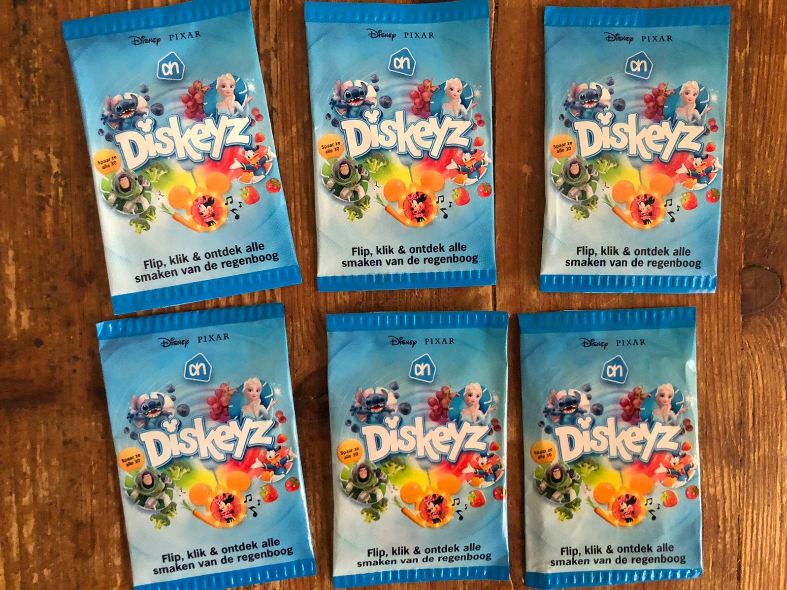 Disney Pixar Diskeyz Albert Heijn ongeopend zakje, Ophalen of Verzenden, Overige figuren, Nieuw, Overige typen