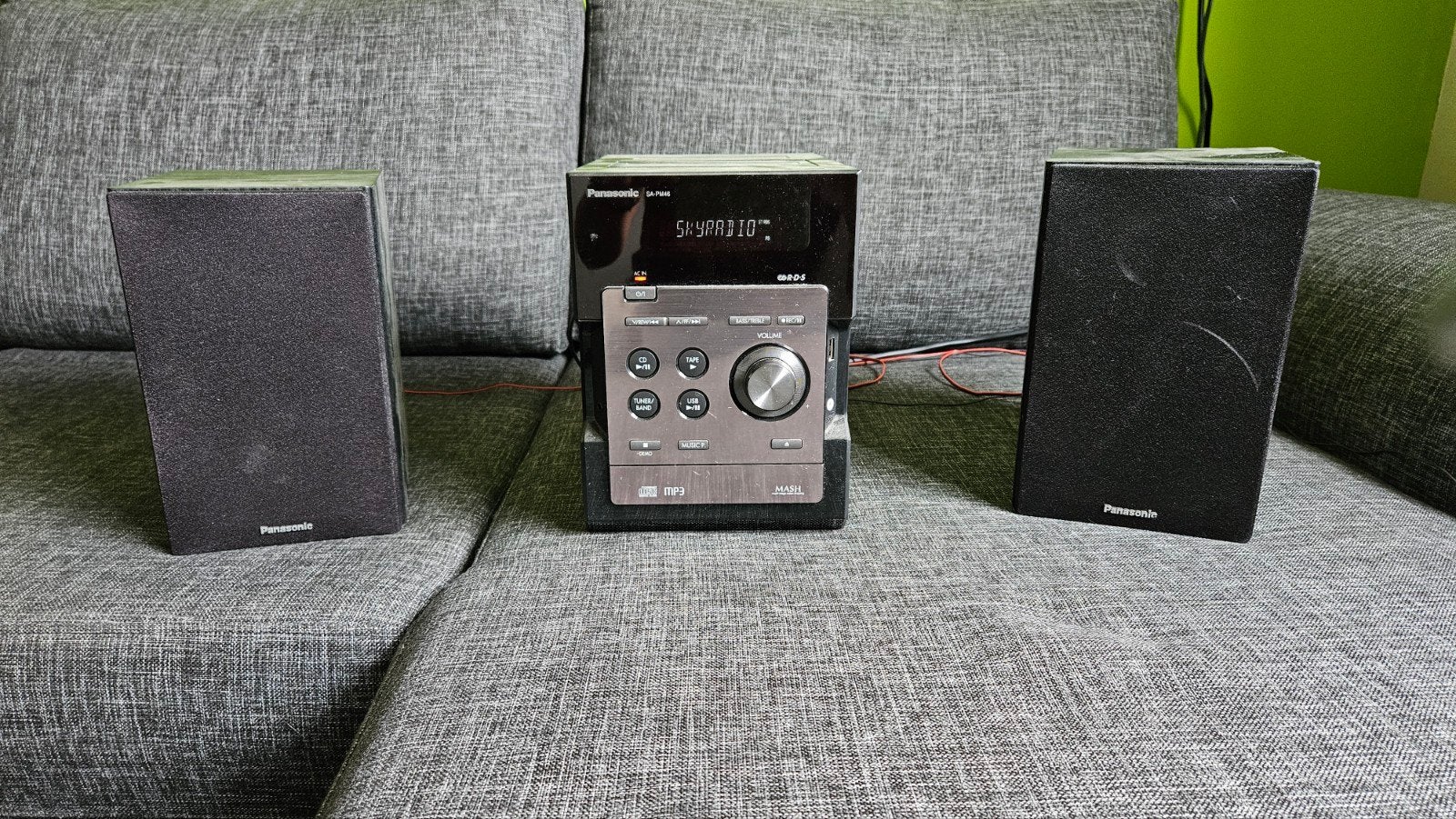 Panasonic SA-PM46 Microset met CD, Radio en USB, Overige merken, Gebruikt, Microset, Tuner of Radio