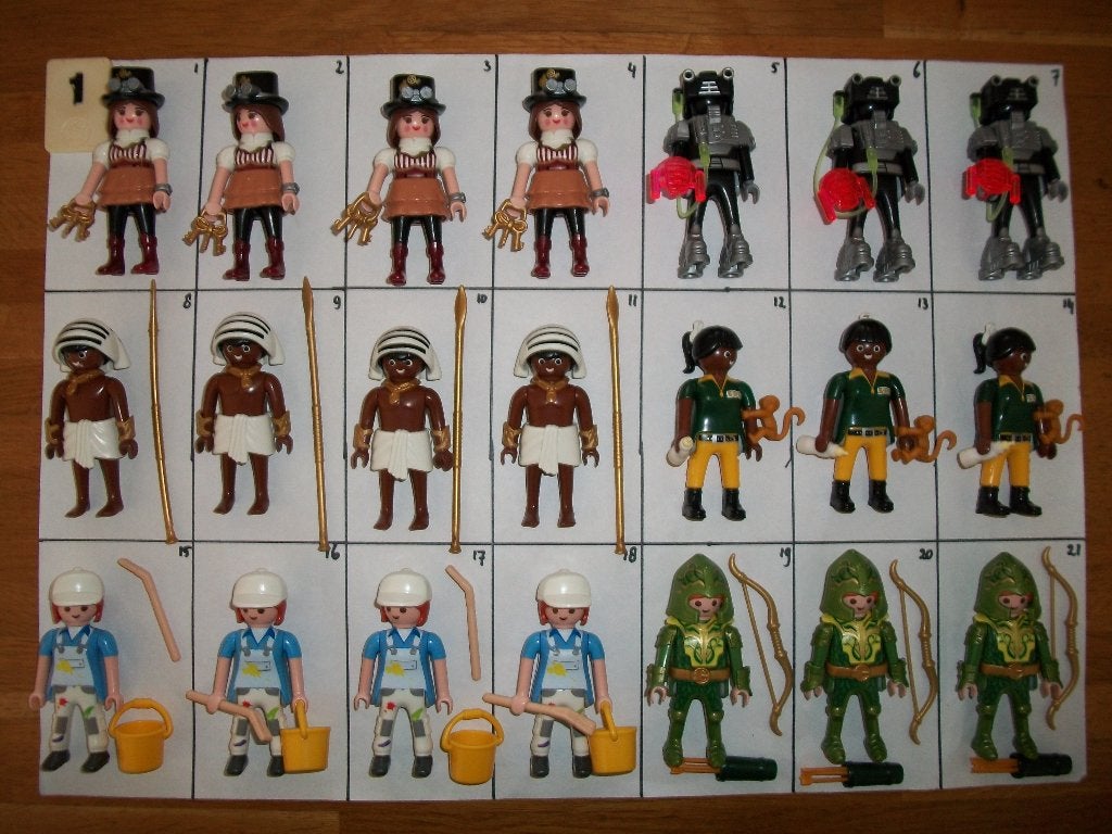 Figures 2, schilder, tovenaar, prinses, piraat, robot,ridder, Kinderen en Baby's, Ophalen of Verzenden, Nieuw, Complete set, Figuren