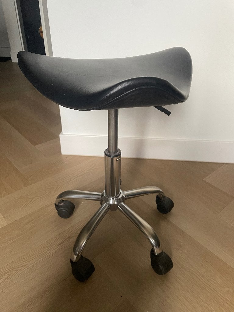 Zadelkruk, Ophalen of Verzenden, In hoogte verstelbaar, Gebruikt, IJzer