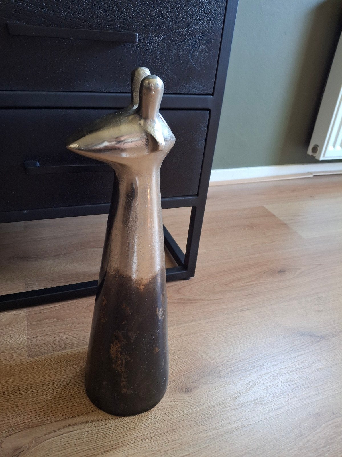 nieuw modern giraffe vaas van zwaar ijzer, Ophalen, Nieuw