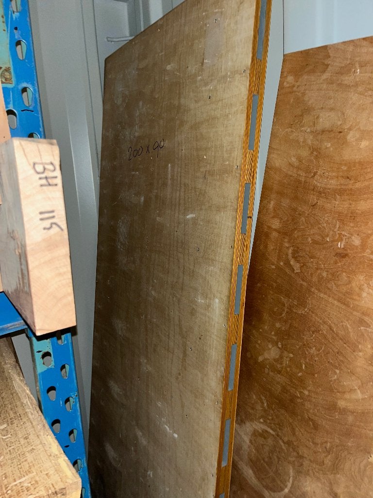 2 Werkbladen "multiplex", Ophalen, Zo goed als nieuw, 70 tot 120 cm