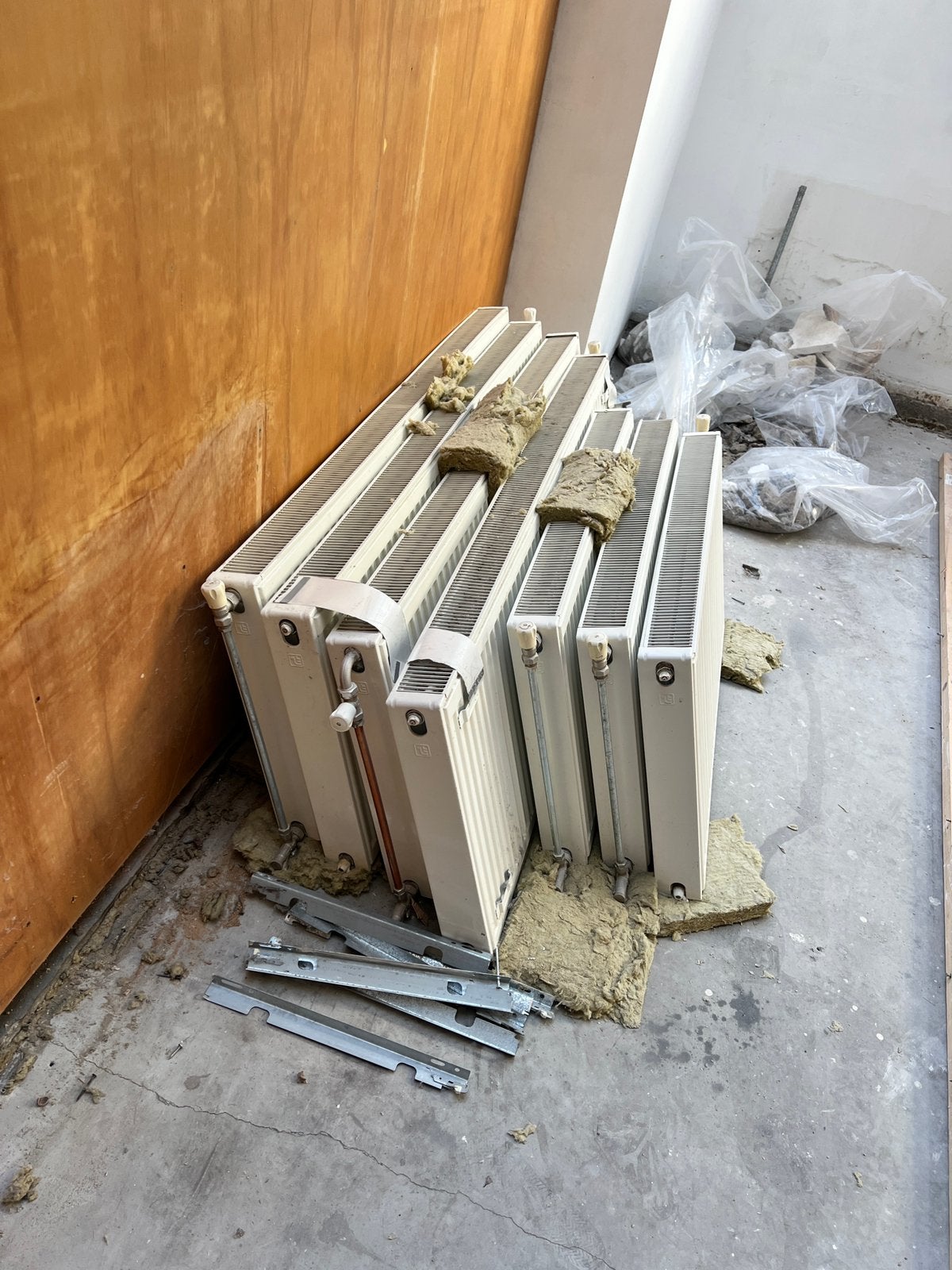 7 verwarmings elementen radiatoren LT, Doe-het-zelf en Verbouw, Ophalen, 30 tot 80 cm, Gebruikt, Radiator