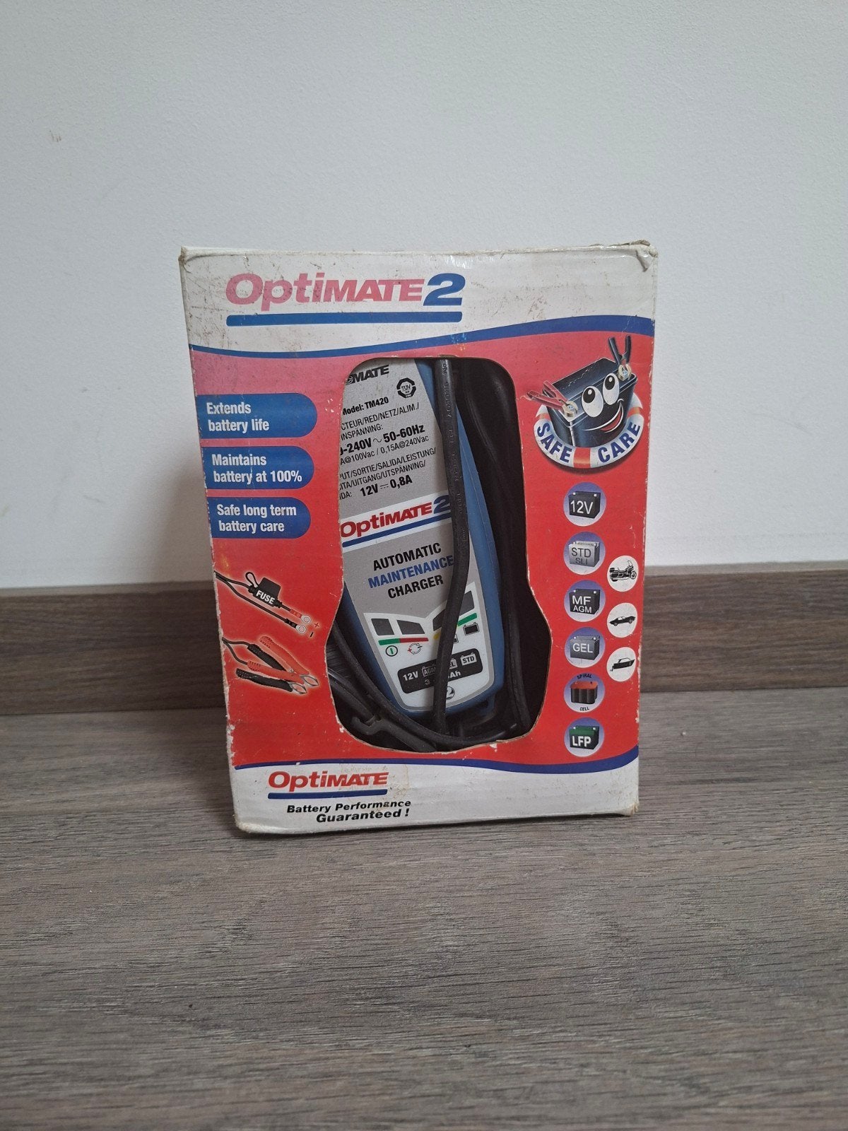 Tecmate OptiMate 2 acculader (model TM420), Ophalen of Verzenden