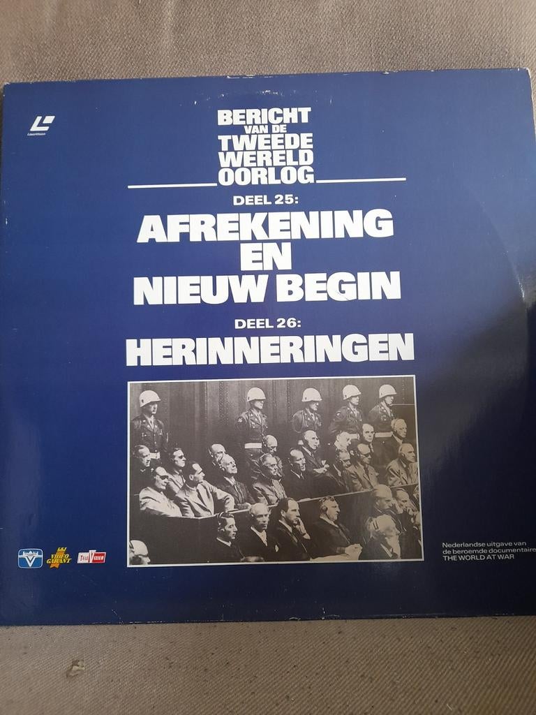 Laserdisc   Bericht Van De Tweede Wereld Oorlog   PAL, Ophalen of Verzenden