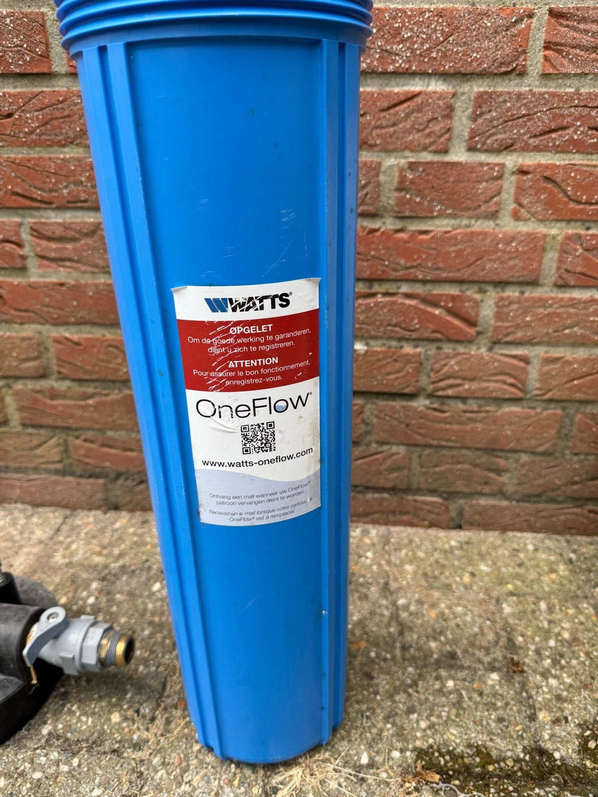 Watts OneFlow waterfilter systeem, Ophalen, Gebruikt