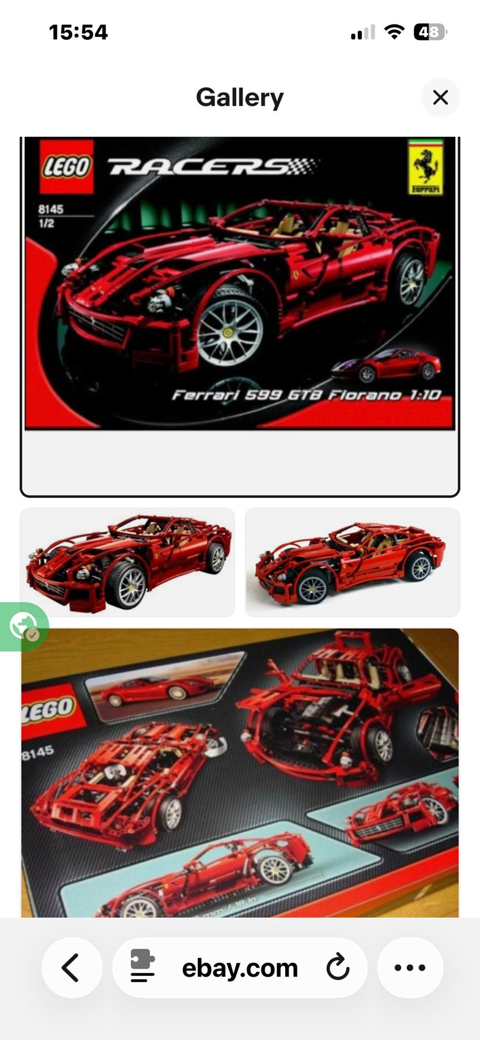 LEGO Racers 8145 Ferrari en andere modellen- Compleet, Ophalen, Zo goed als nieuw