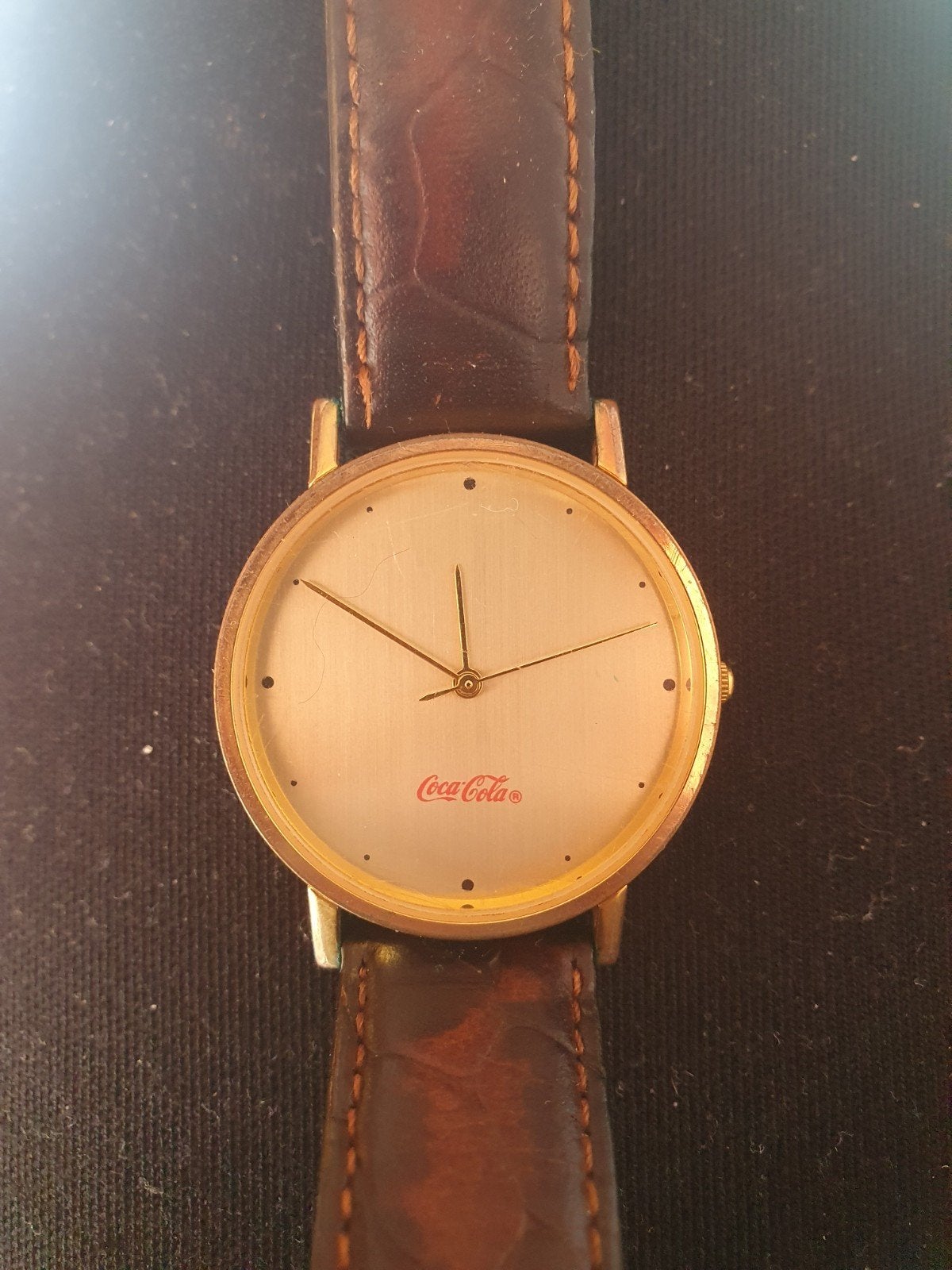 coca cola horloge, Overige merken, Verzenden, Polshorloge, Leer