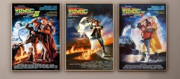 back to the future, Ophalen of Verzenden, Zo goed als nieuw, A1 t/m A3, Film en Tv