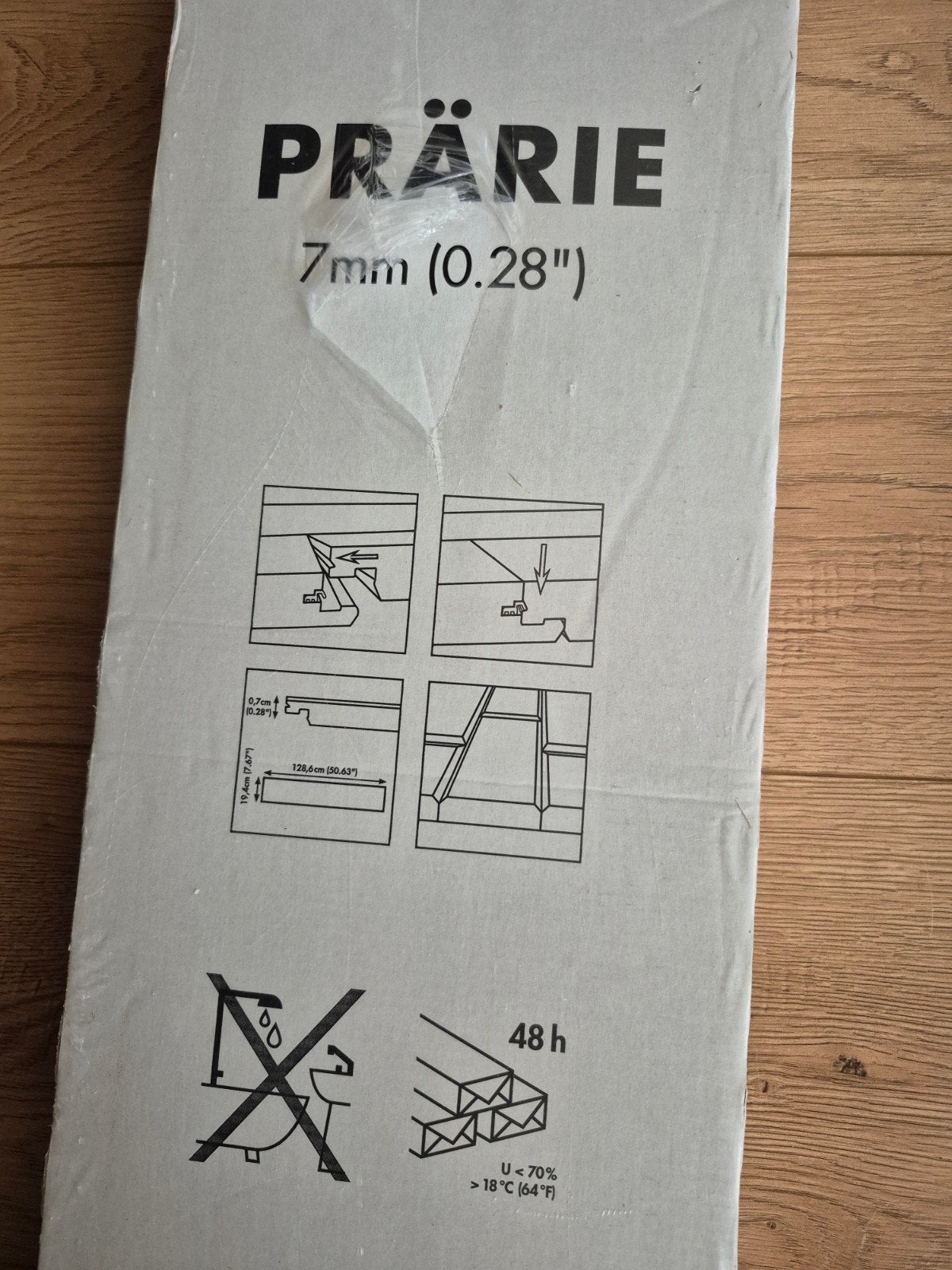 IKEA PRÄRIE Laminaatvloer 2,25 m² - Nieuw in verpakking, Bruin, Nieuw, Ophalen of Verzenden, Minder dan 10 m²