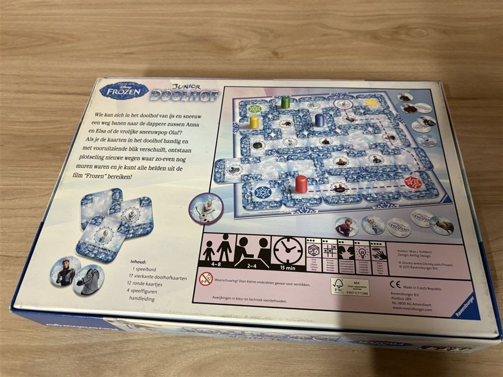 junior doolhof disney frozen - s4246, Verzenden, Zo goed als nieuw