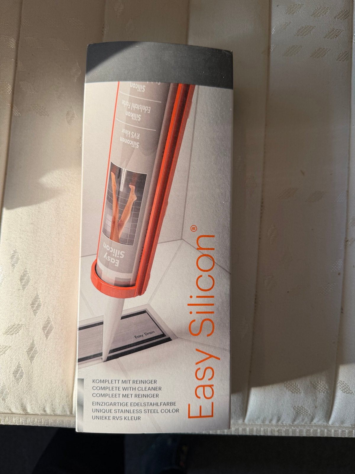 Easy Drain Easy Silicon EDSIL 1 - complete siliconenkitset, Doe-het-zelf en Verbouw, Sanitair, Nieuw, Douche, Rvs, Ophalen of Verzenden