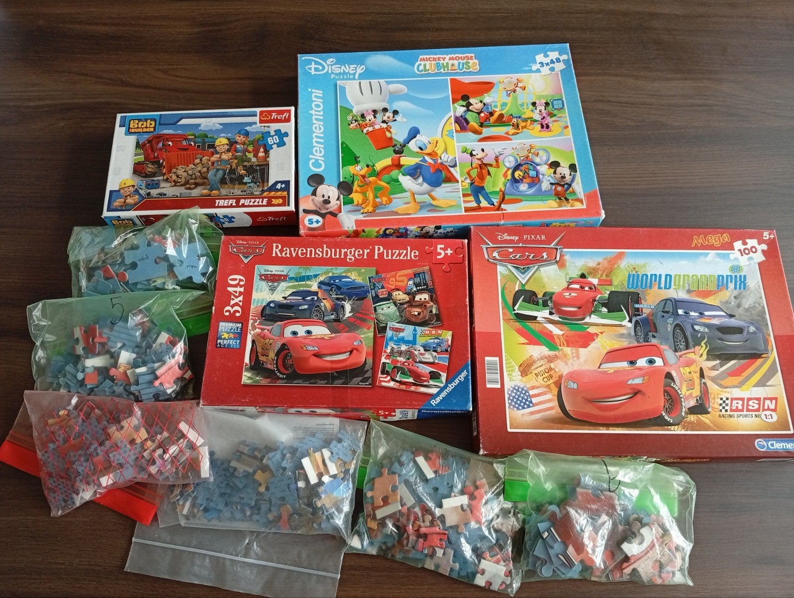 Set puzzels, Kinderen en Baby's, Speelgoed | Kinderpuzzels, 10 tot 50 stukjes, Ophalen