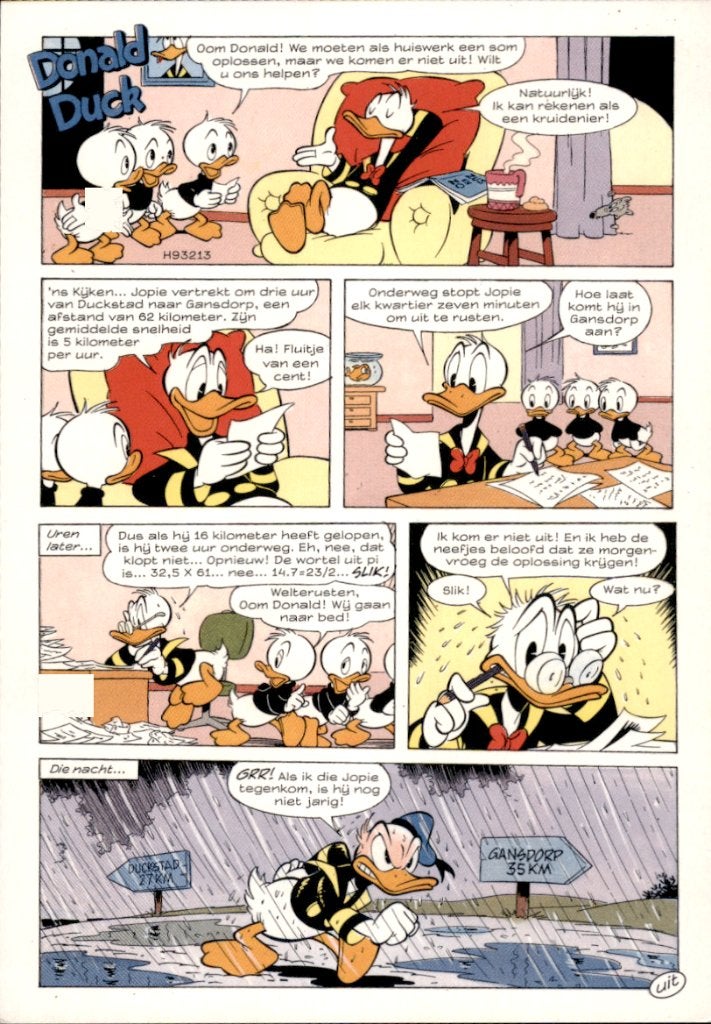 Donald Duck, strip, Ophalen of Verzenden, 1980 tot heden, Ongelopen, Overige thema's