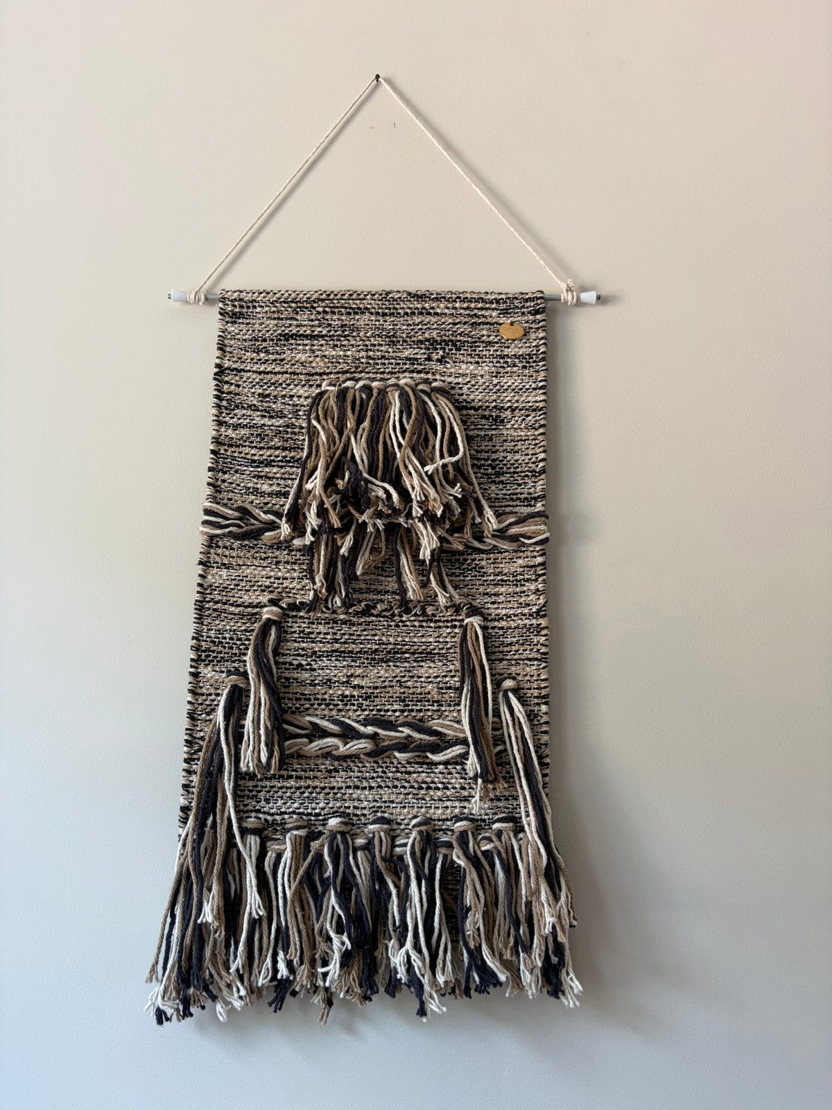 Geweven Wandkleed - Boho Stijl met Franjes, Boho, Meerkleurig, Ophalen of Verzenden, Zo goed als nieuw