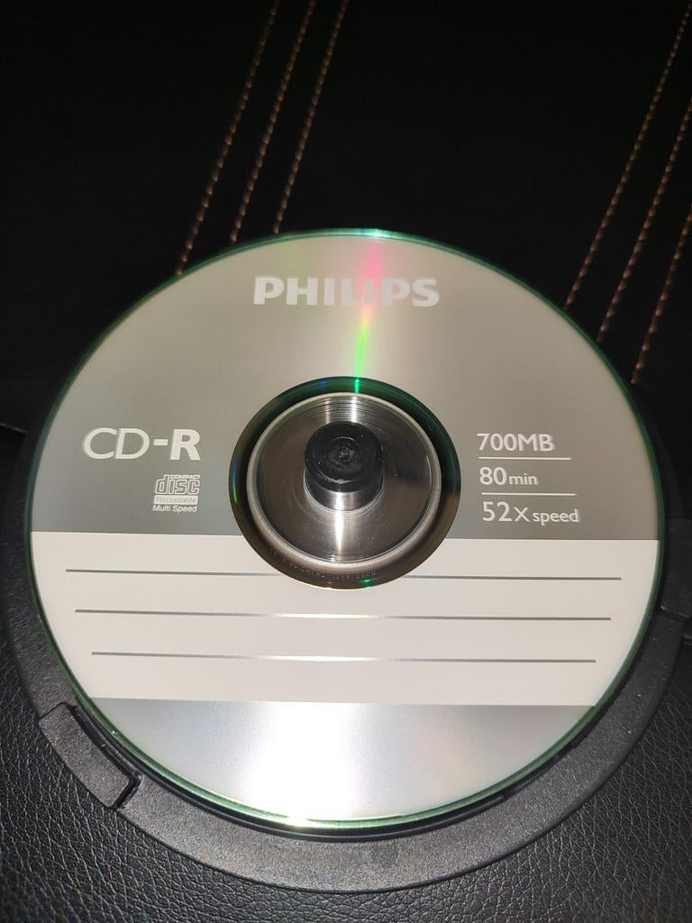Philips CD-R schijven - 700MB, 80 min, 52x speed, Computers en Software, Beschrijfbare discs, Nieuw, Cd, Ophalen of Verzenden