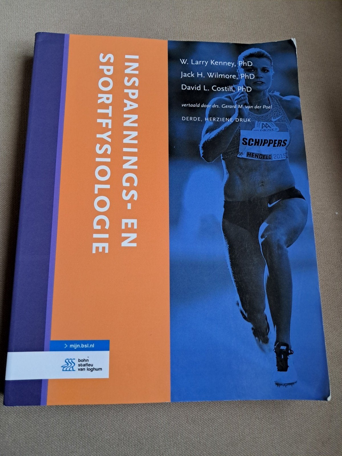 1 jr ALO HBO Inspannings- en Sportfysiologie - 3e editie, Boeken, W. Larry Kenney, Jack H. Wilmore, David L. Costill, Zo goed als nieuw