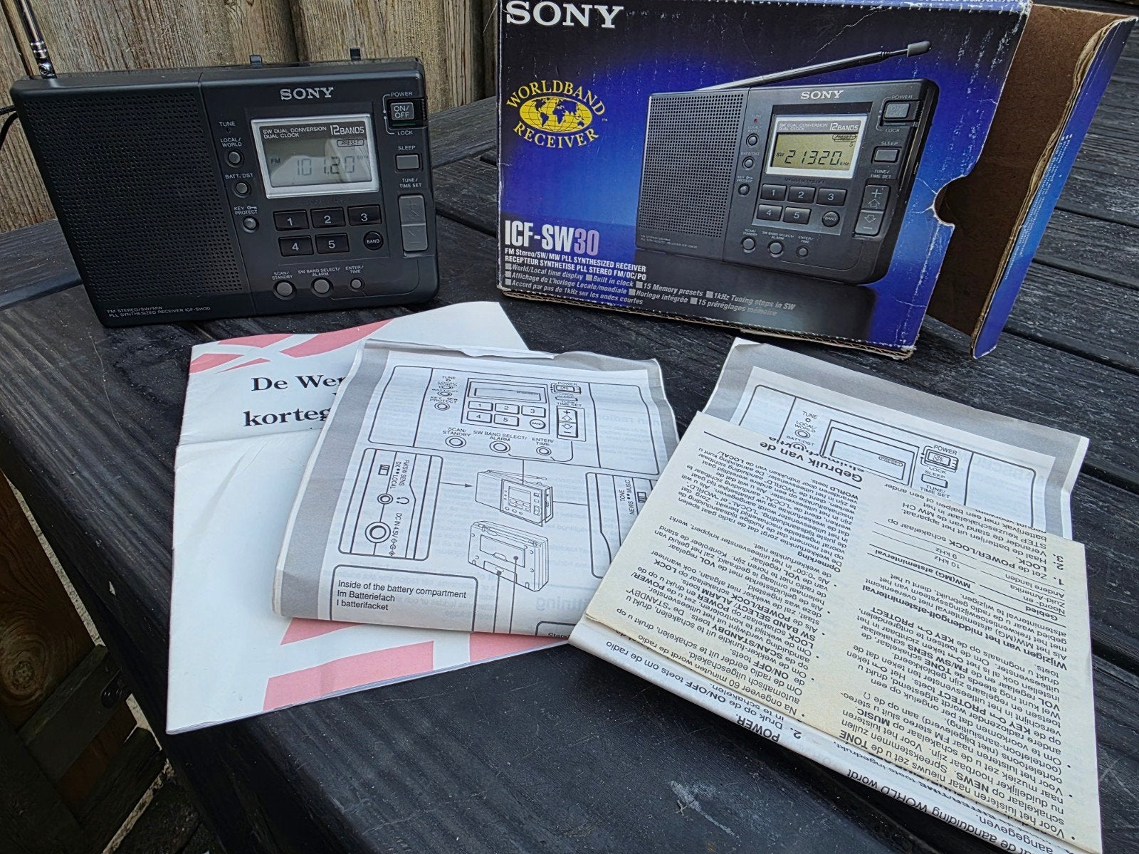SONY ICF-SW30 wereldontvanger, Ophalen, Gebruikt, Wereldontvanger