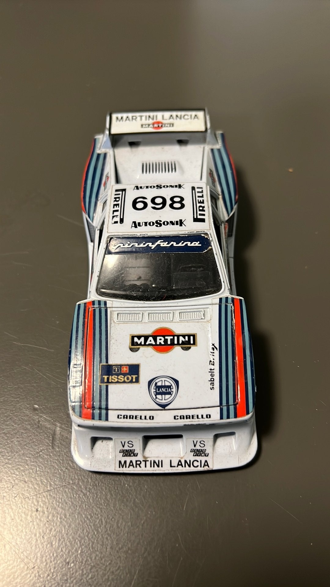 Model Lancia Beta ( montecarlo) burago italy, Ophalen of Verzenden, Gebruikt, Auto, Bburago