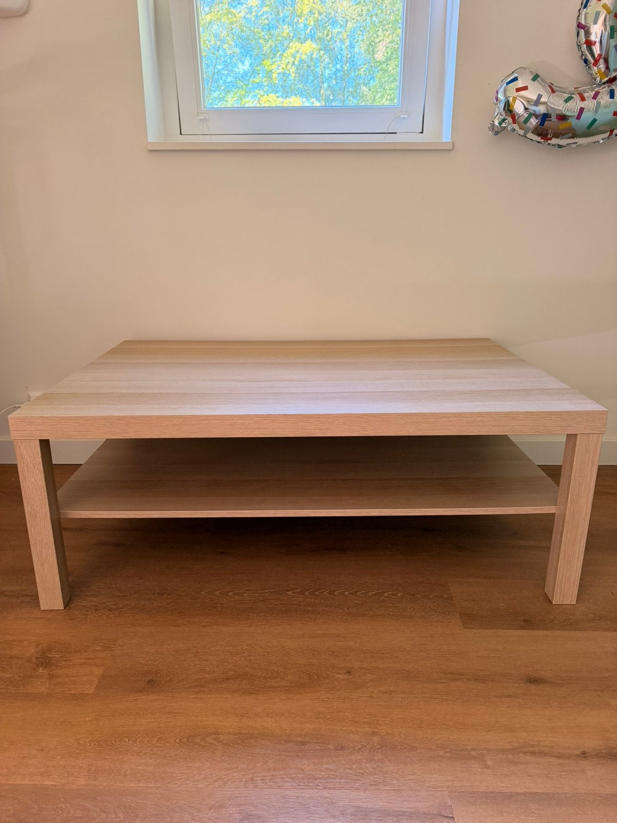 Bijna nieuw! Ikea Lack salontafel eikeneffect 118 x 78, Huis en Inrichting, Tafels | Salontafels, Ophalen, 100 tot 150 cm, 50 tot 100 cm