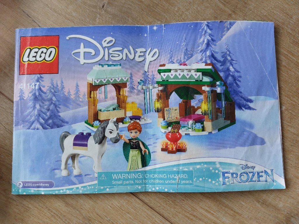 Lego Disney Princess 41147 Anna's Snow Adventure, Compleet, Gebruikte blokjes met nopjes, Lego, Ophalen of Verzenden