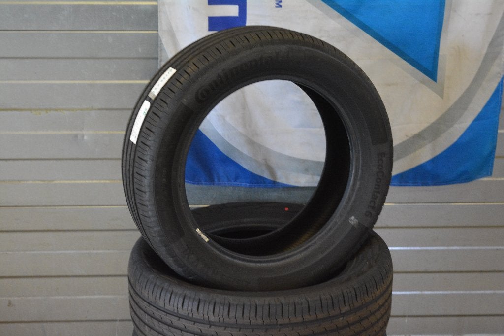 4x Nieuwe zomerband Continental EcoContact6 215 55 R17 V XL, 215 mm, Nieuw, 17 inch, Ophalen of Verzenden