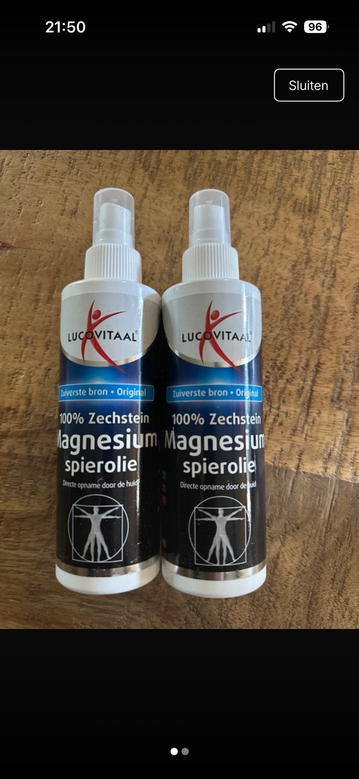 Lucovitaal olie magnesium, Ophalen of Verzenden, Nieuw, Lichaamsverzorging