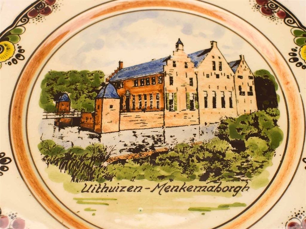 Porseleinen wandbord 51616, Huis en Inrichting, Ophalen of Verzenden, Gebruikt