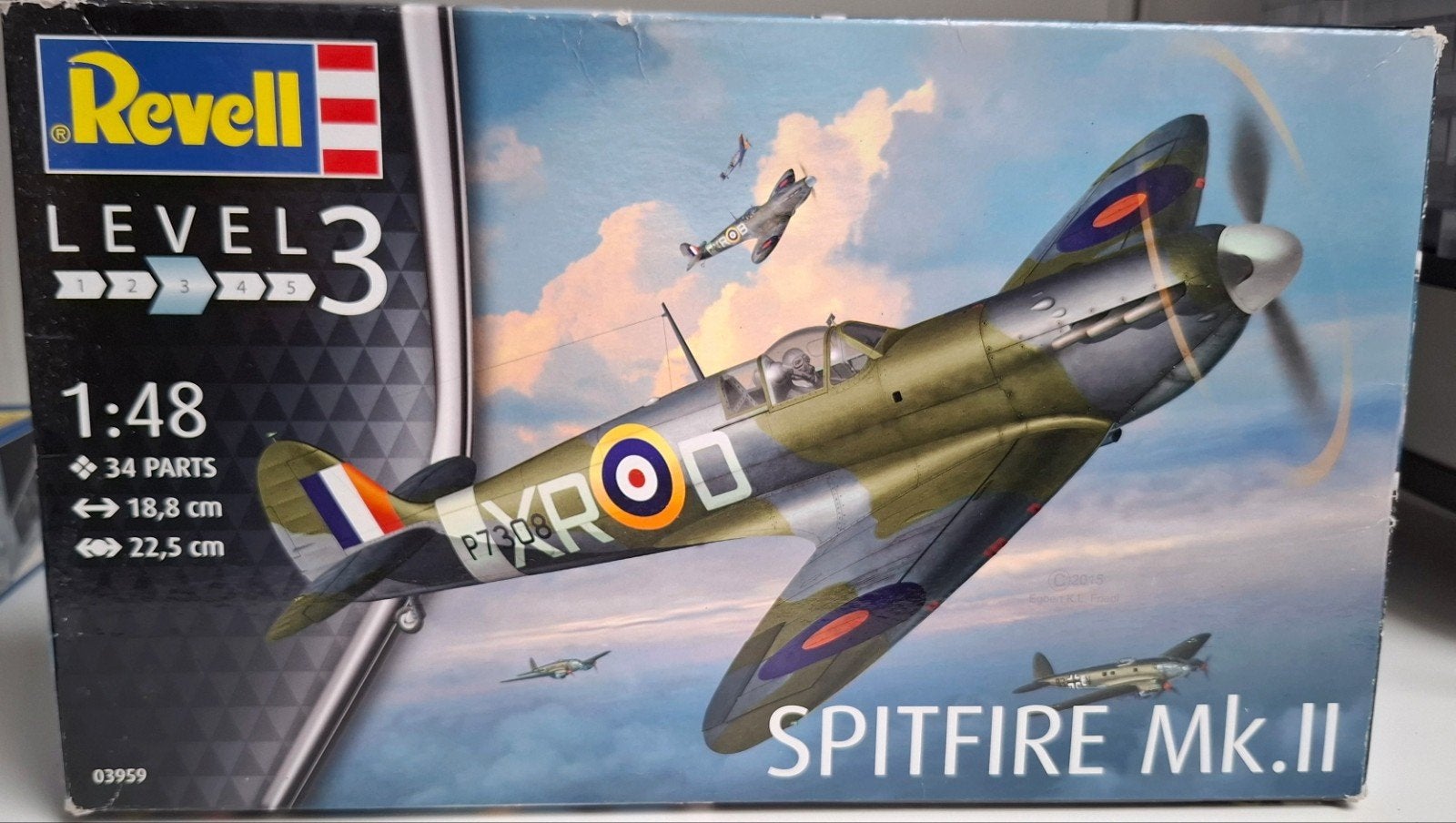 Revell Spitfire Mk.II 1:48 Modelbouw Vliegtuig, Revell, Nieuw, Ophalen of Verzenden, Groter dan 1:72