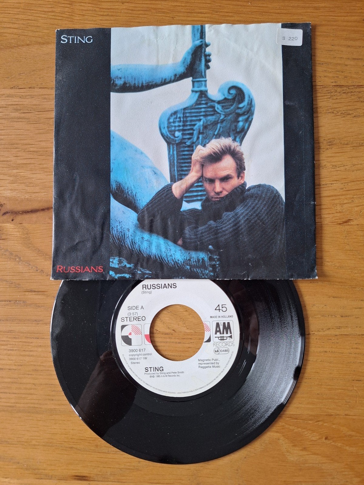 Sting - Russians (Single, 1985), Cd's en Dvd's, Vinyl Singles, Ophalen of Verzenden, Gebruikt, 7 inch, Single