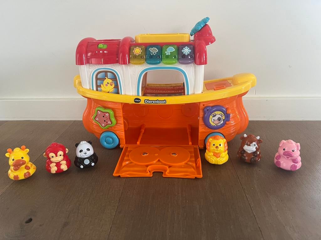 Vtech zoef zoef dierenboot, Kinderen en Baby's, Speelgoed | Vtech, Ophalen, Gebruikt, 6 maanden tot 2 jaar