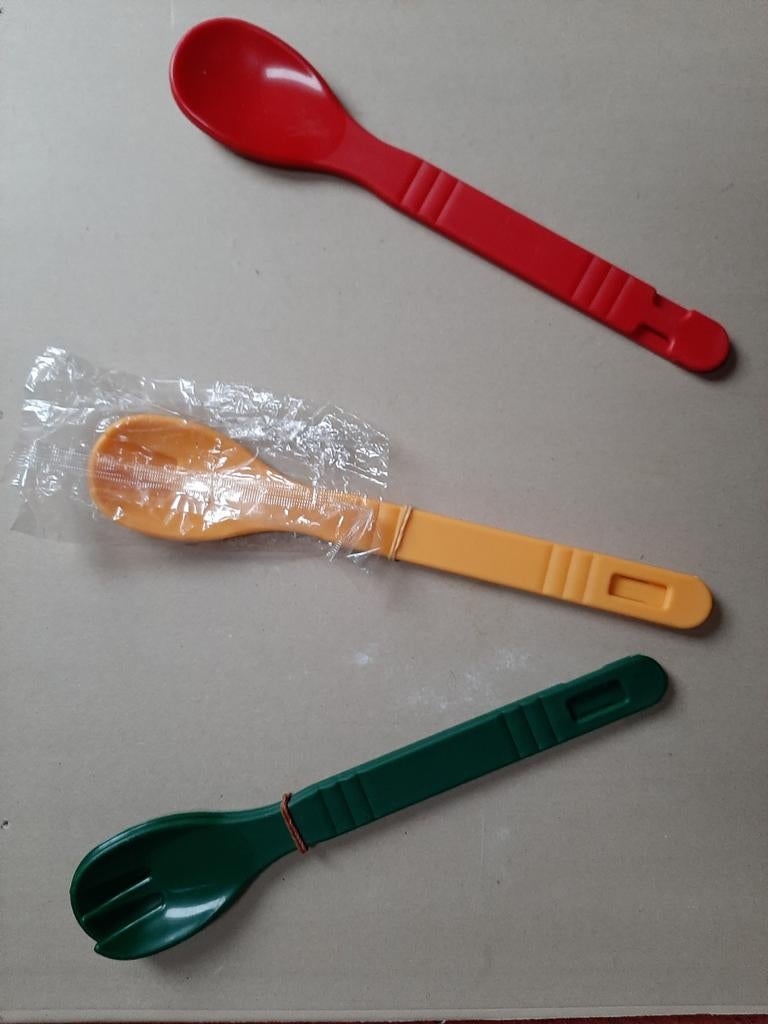 Plastic lepels en vorken., Ophalen of Verzenden, Nieuw, Kunststof