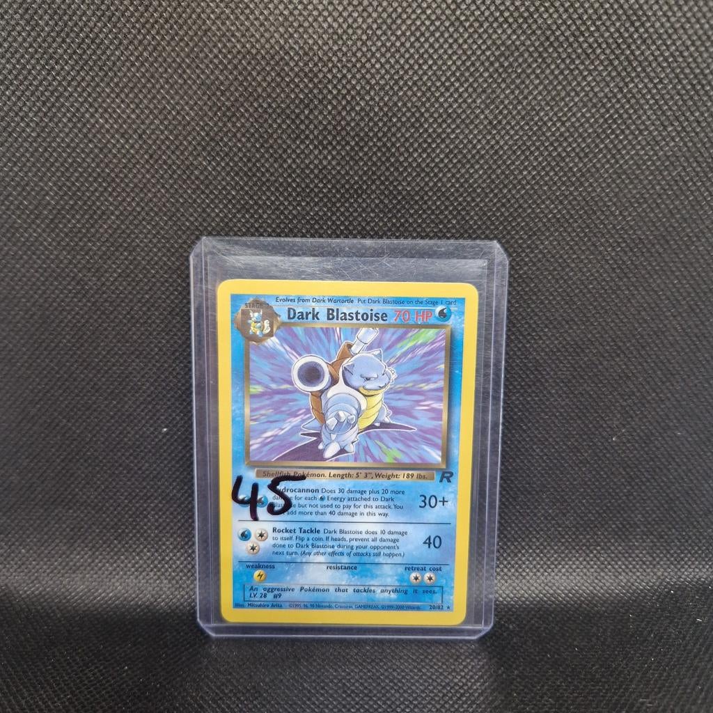 Dark Blastoise Rocket NM, Hobby en Vrije tijd, Verzamelkaartspellen | Pokémon, Ophalen of Verzenden, Zo goed als nieuw