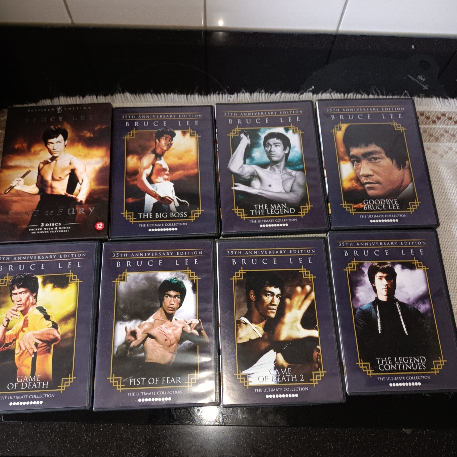 Bruce Lee 8 DVD s, Cd's en Dvd's, Dvd's | Thrillers en Misdaad, Gebruikt, Actiethriller, Bonusmateriaal, Speciale editie, Vanaf 12 jaar